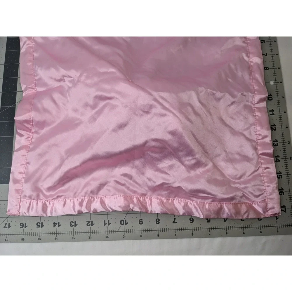 Minky‎ Dot Rabbit Lovey Pink Bunny Security Blanket Stuffed Animal Toy